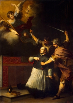 Death of the Inquisitor Pedro de Arbues by Bartolomé Esteban Murillo