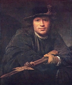 Der Mann mit der Partisane by Aert de Gelder