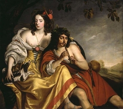 Duke Christian Albert of Holstein Gottorp and  his wife Princess Frederica Amalia of Denmark and Norway by Jürgen Ovens