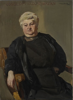 Emilia Pardo Bazán, Condesa de Pardo Bazán by Joaquín Sorolla