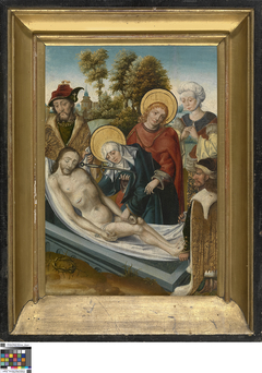 Entombment, one of the Seven Sorrows of Mary by Anonymous