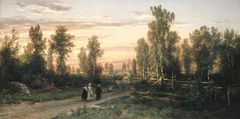 Evening by Ivan Shishkin