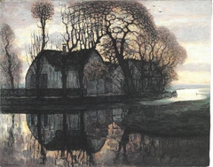 Farm near Duivendrecht by Piet Mondrian