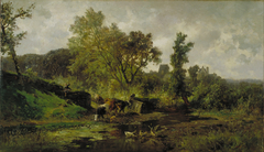 Flemish Landscape by Carlos de Haes