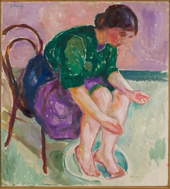 Footbath by Edvard Munch