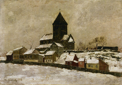 Gamle Aker Church by Edvard Munch