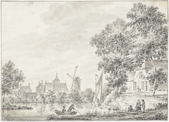 Gezicht te Haastrecht by Pieter Jan van Liender