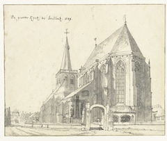 Grote kerk te Sonsbeck by Jan de Beijer