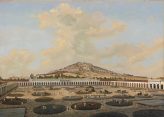 Hacienda Nueva de Fresnillo con el Cerro de Proaño by Pietro Gualdi