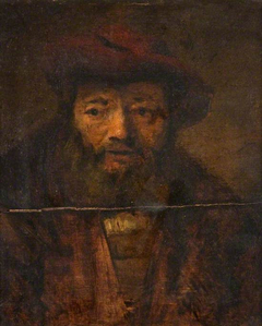 Head of a Bearded Man by Rembrandt