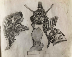 helmets of the alexander by Muhammad Magdy Ghanem