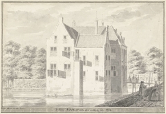 Het kasteel Geerestein by Abraham de Haen II