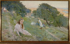 Hillsides of Montjuïc by Joaquin Mir Trinxet