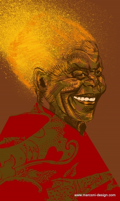 Homage to Mandela by José Marconi