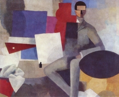 Homme assis by Roger de La Fresnaye