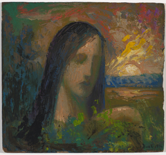 Imaginative Head of a Woman by Claude Buck