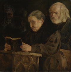 In der Kirche by Wilhelm Trübner