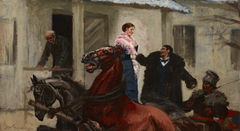 In Front of the Porch by Stanisław Witkiewicz