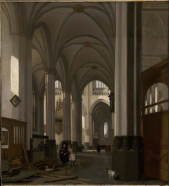 Interior of the Nieuwe Kerk, Amsterdam by Emanuel de Witte