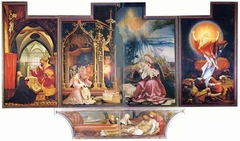 Isenheim Altarpiece, first opening‎ by Mathias Grünewald