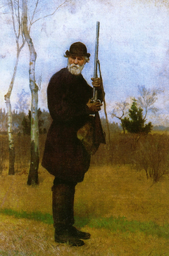 Ivan Turgenev hunting by Nikolai Dmitriev-Orenburgsky