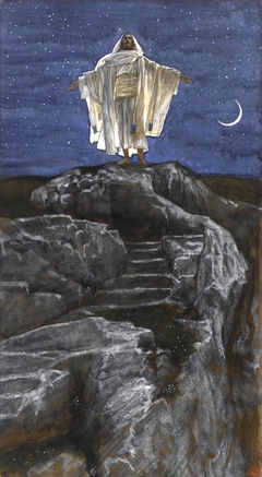 Jesus Goes Up Alone onto a Mountain to Pray by James Tissot