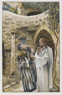 Jesus Heals a Mute Possessed Man by James Tissot