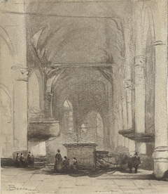 Kerkinterieur by Johannes Bosboom