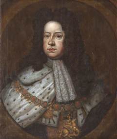 King George I (1660–1727) wearing Garter robes by Unknown Artist