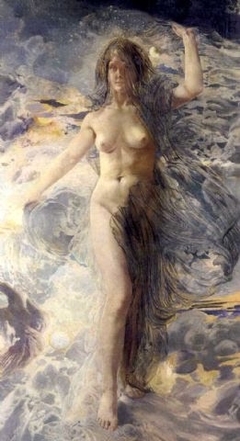 'L'Aurore' or 'L'Aube arrachant les Ténèbres' by Léon Frédéric