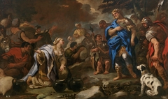 La prudente Abigail by Luca Giordano