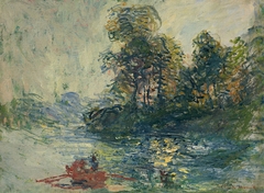 La rivière by Claude Monet