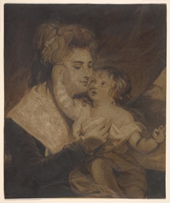 Lady Dashwood and Her Son by Charles Howard Hodges