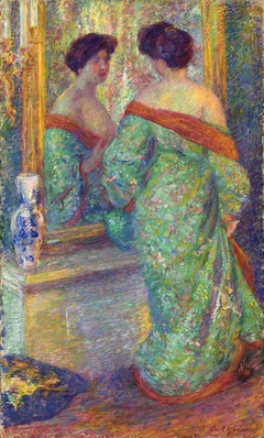 (Lady Reflected in Mirror) by Carl Newman