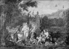 Landscape with Sacrifice to Diana by Victor Honoré Janssens