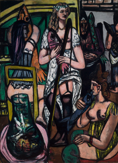 Large Picture of Women. Fisherwomen by Max Beckmann