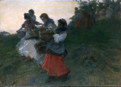 Las aceituneras (Olive Pickers) by Julio Romero de Torres