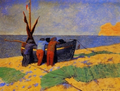 Le 14 juillet à Étretat by Félix Vallotton