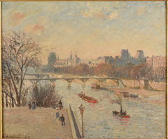 Le Louvre by Camille Pissarro