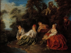 Les Plaisirs du bain by Jean-Baptiste Pater