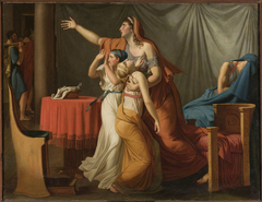 Lictors bring to Brutus the bodies of his sons by Jacques-Louis David