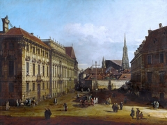 Lobkowitzplatz in Vienna by Bernardo Bellotto