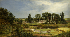 Long Island Homestead, Study from Nature by Andrew W. Warren