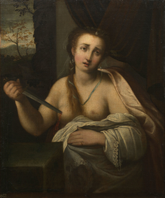 Lucretia by Attributed to Italian School