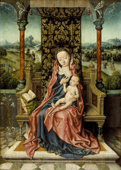 Madonna and Child Enthroned by Aelbrecht Bouts