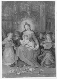 Madonna mit musizierenden Engeln by Frans Francken the Younger