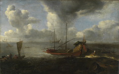 Marine mit venezianischem Bucintoro by Jan Baptist Weenix