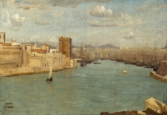 Marseille: The Old Port by Jean-Baptiste-Camille Corot