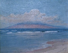 Molokai seen from Maui by D. Howard Hitchcock