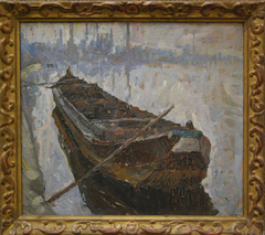 Mud barge by Albert Baertsoen